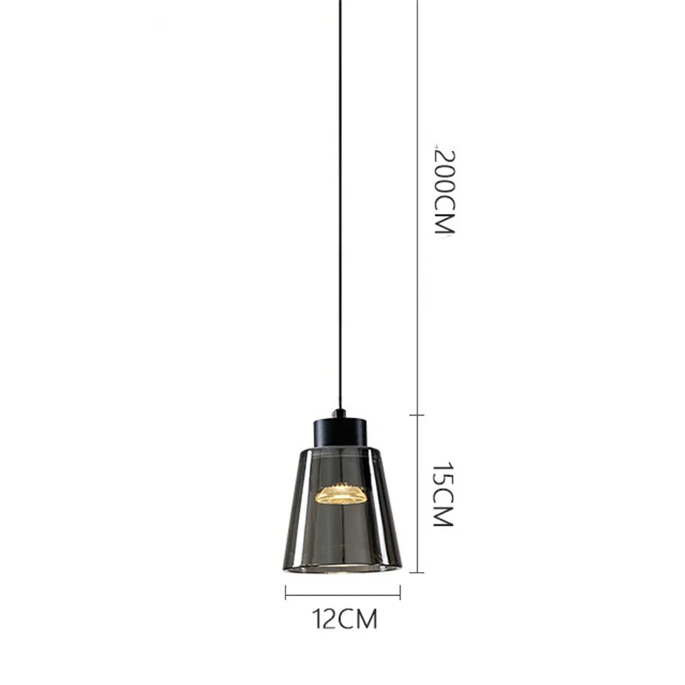 lustre à led tendance en forme de bouteille pour intérieur moderne - vue 12 sur 11