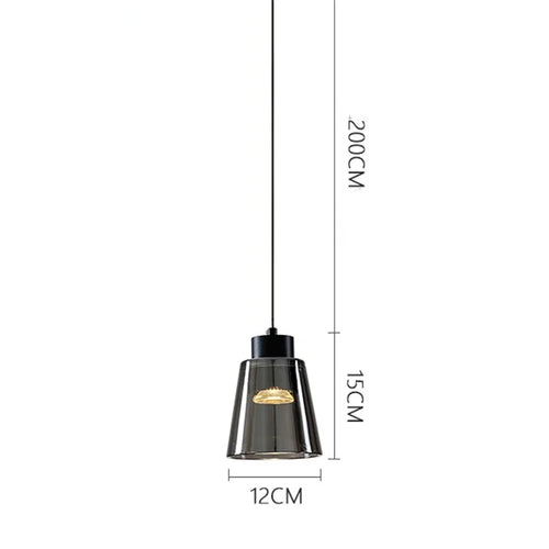 lustre à led tendance en forme de bouteille pour intérieur moderne