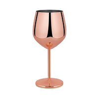Verre a vin inoxydable incassable style europeen cocktail