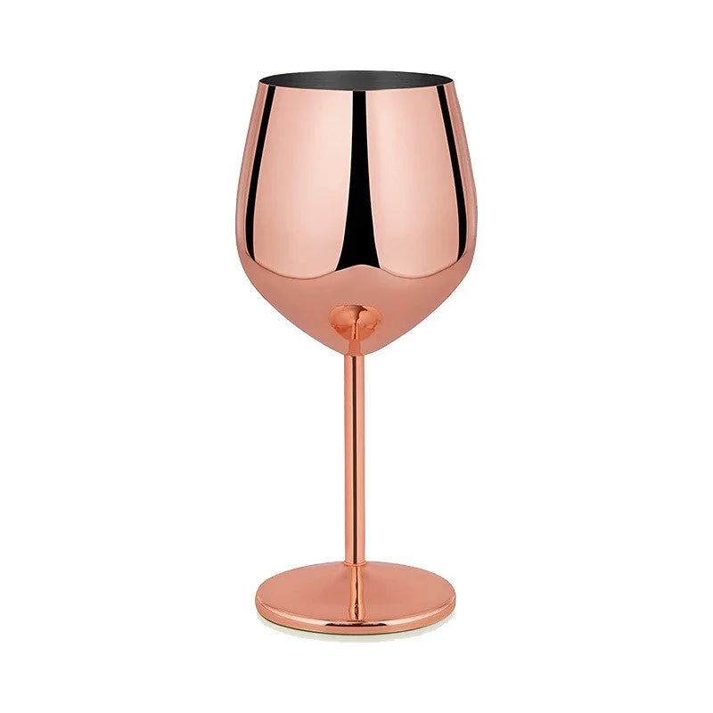 Verre a vin inoxydable incassable style europeen cocktail