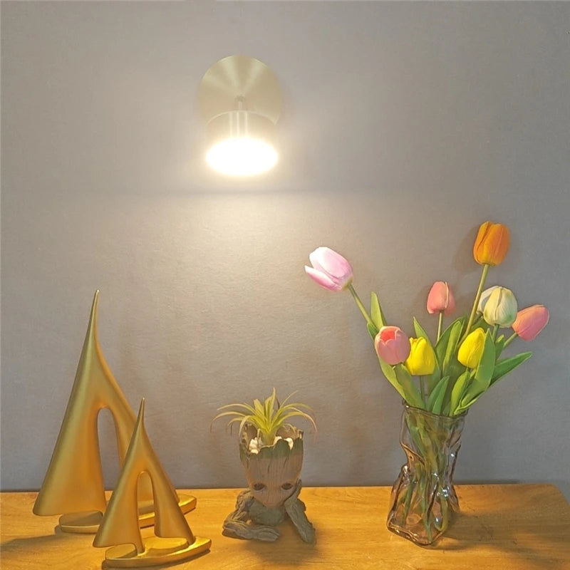 applique murale led réglable moderne en fer d'art décoratif - vue 4 sur 8