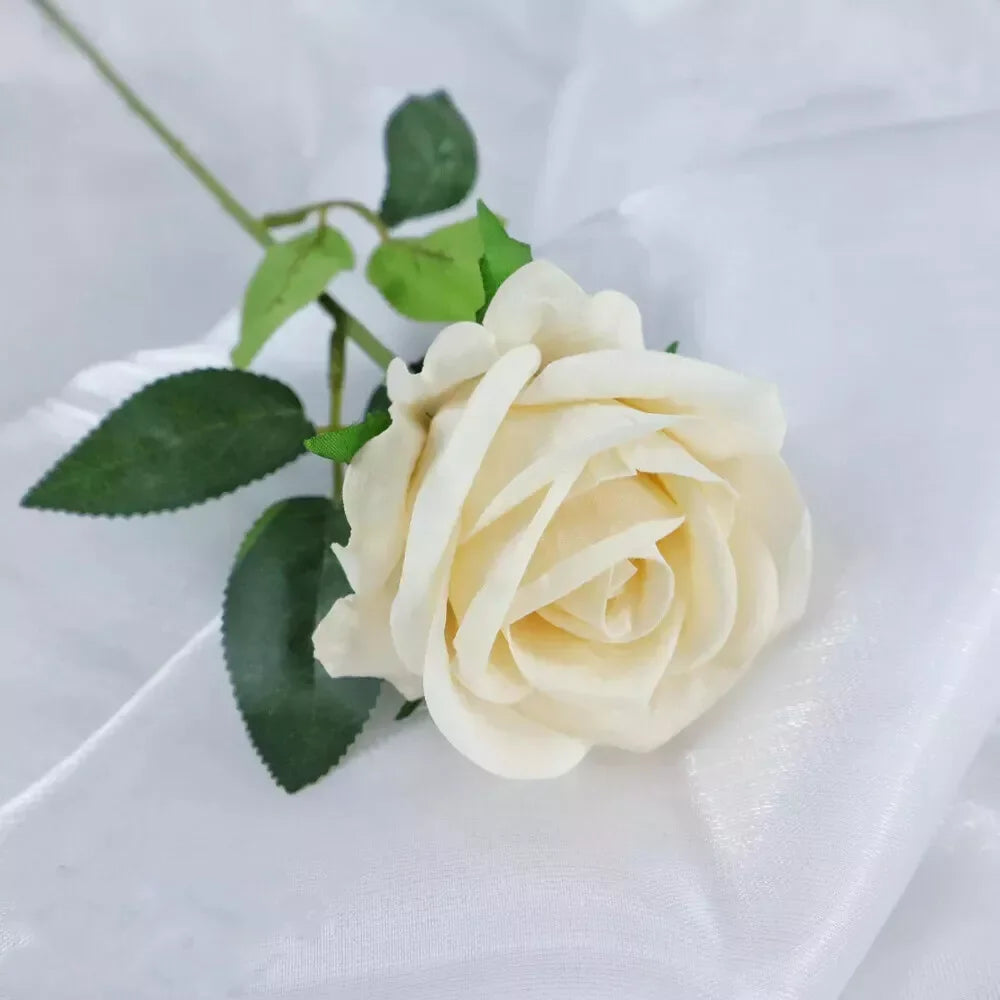 rose artificielle en soie pour décoration de mariage et événements - vue 25 sur 28