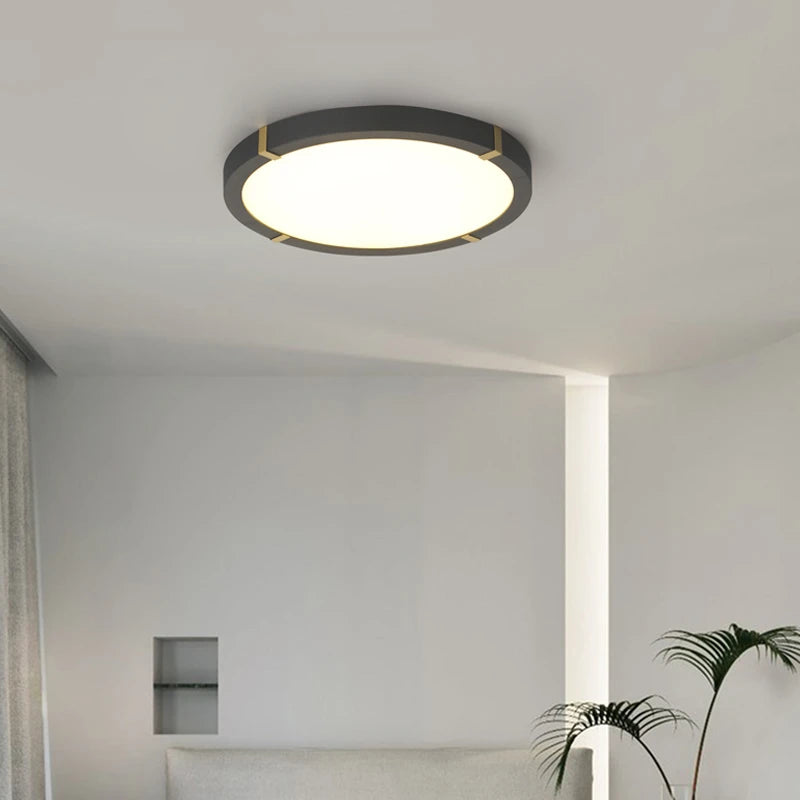 lustre nordique en bois massif avec lumières led simples - vue 4 sur 18