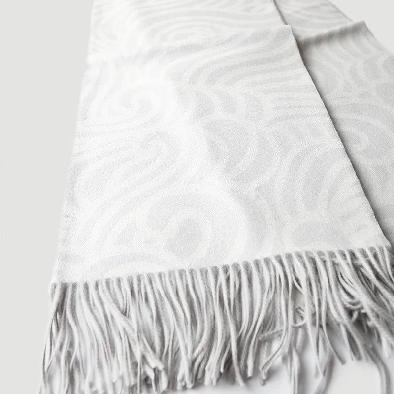 plaid cachemire jacquard rayé double face chaud voyage