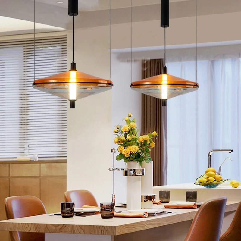 Suspension minimaliste italienne pour salle à manger - vue 5 sur 8