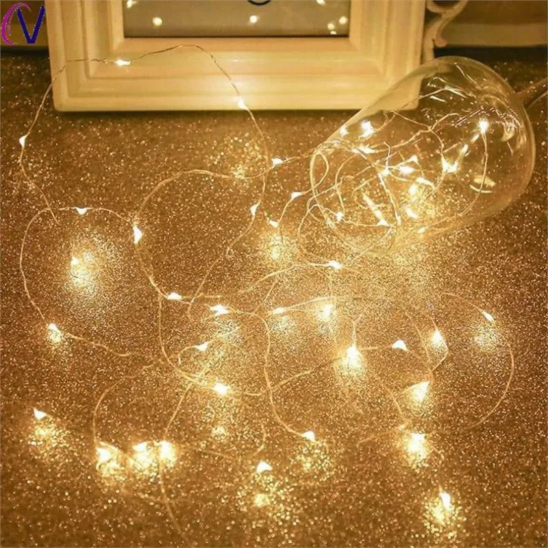guirlande lumineuse led usb étanche décoration de fête Noël mariage - vue 7 sur 14