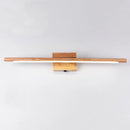 Applique murale led en bois massif avec interrupteur moderne
