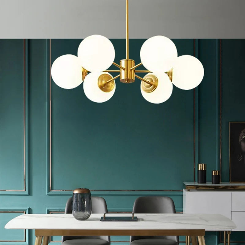 Moderne Simple suspension LED lumière fer lustre chambre salon salle à manger éclairage à la maison noir/or E27 220V plafonnier - vue 5 sur 20