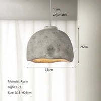 Nordique wabi-sabi vent Restaurant Bar Loft suspension LED lumières lustre salle à manger décor à la maison chambre chevet suspension luminaire