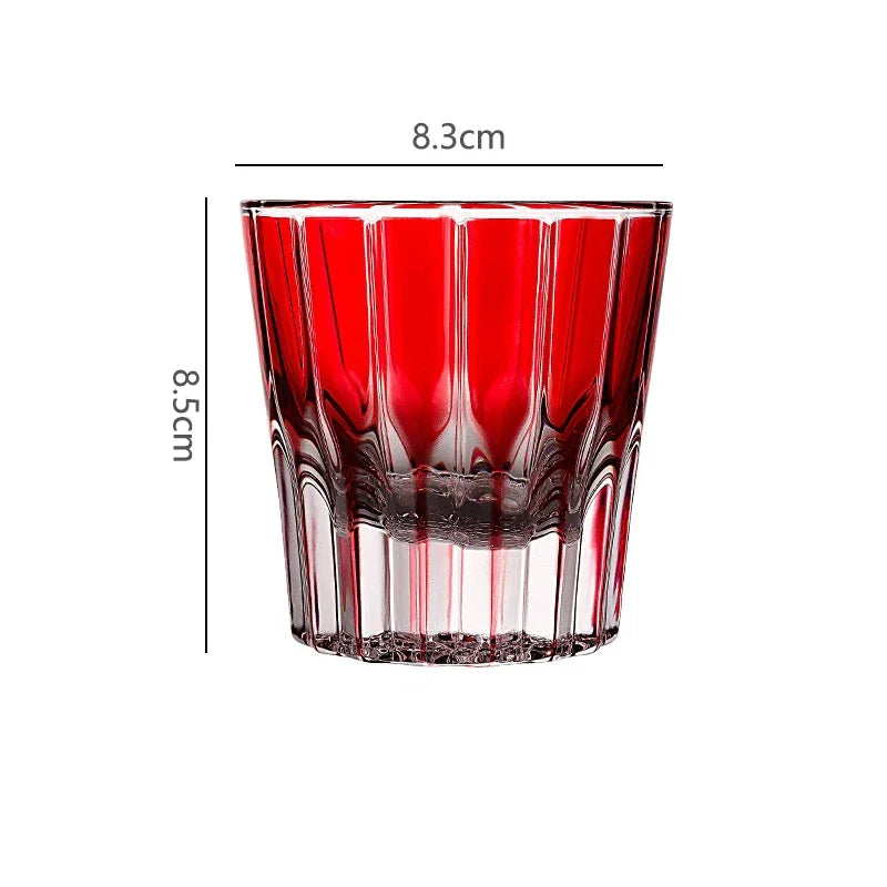 Verre cocktail whisky stries verticales style moderne 200ml