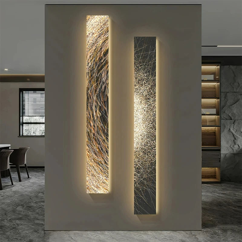 Applique murale suspendue à bande de décoration intérieure Led moderne - vue 5 sur 14