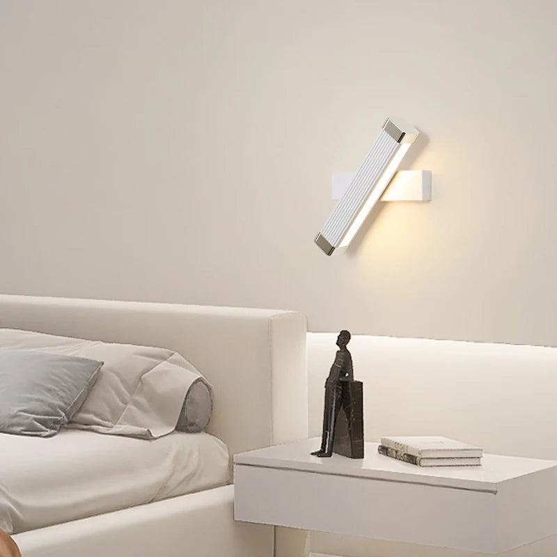 Chevet chambre appliques moderne minimaliste créatif escalier lampe à LED escalier allée étude tournant fond applique - vue 7 sur 8