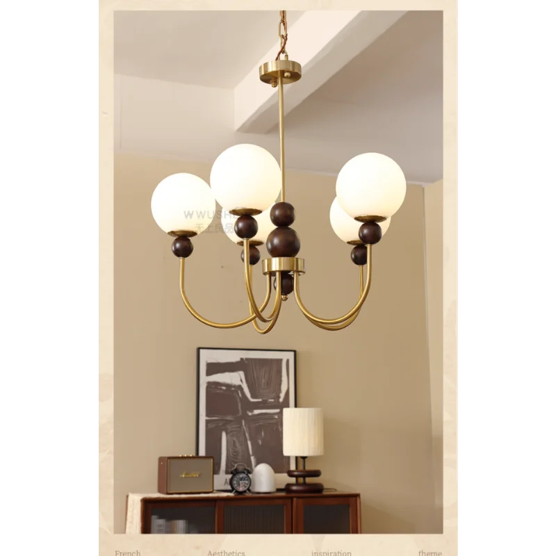 lustre médiéval français rétro lampe suspendue luminária