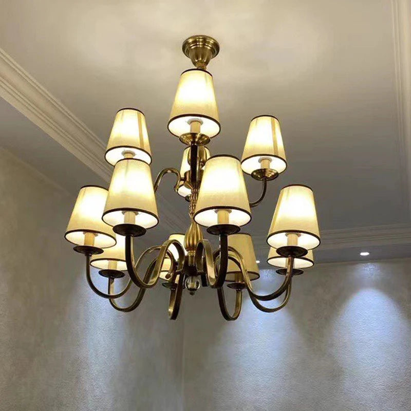 Lustre de luxe classique - vue 4 sur 15