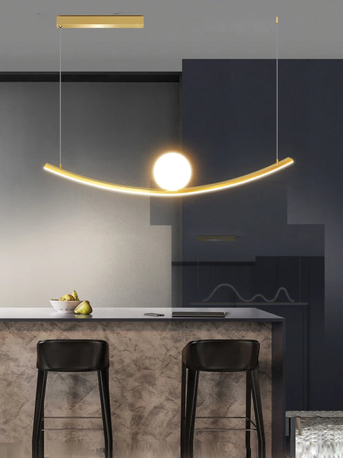 lustre de restaurant créatif dragon ball simple luxe