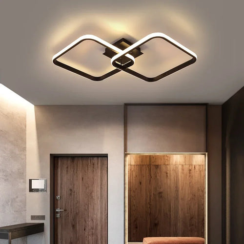 lustre led simple pour éclairage de plafond décoratif