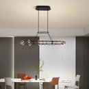 SANDYHA Nordique Moderne LED Lustre Anneau Circulaire De Luxe Haricot Duplex Suspension pour Salon Salle À Manger Chambre Éclairage