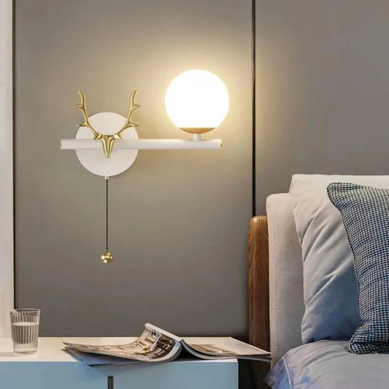 Applique murale LED en verre papillon au design nordique moderne - vue 2 sur 14