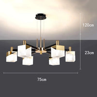 Lustres modernes salon éclairage intérieur plafonniers suspendus lustres led pour l'éclairage intérieur du salon