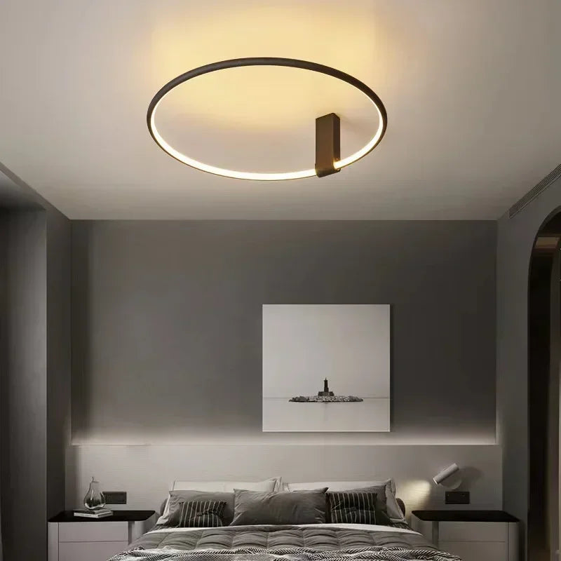 Plafond moderne à LEDs lumière pour chambre salon salle à manger étude rotatif Lustre décoration de la maison luminaire Lustre - vue 4 sur 22