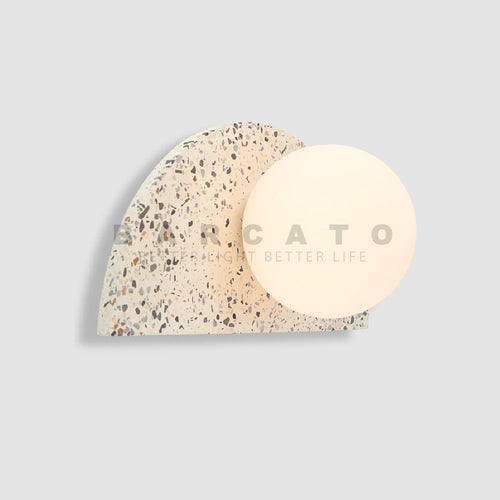 applique led terrazzo japonais rétro nordique pour homestay