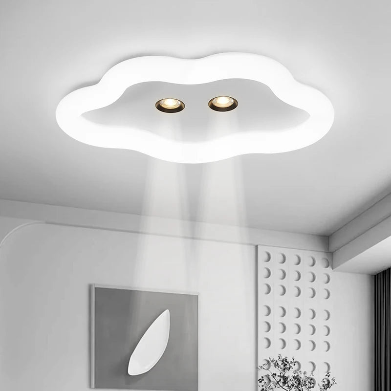 lampe de salon nordique led ronde simple et moderne - vue 7 sur 9