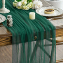 Chemin de table gaze transparente décoration mariage fête