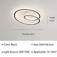 lustre led moderne simple pour décoration intérieure