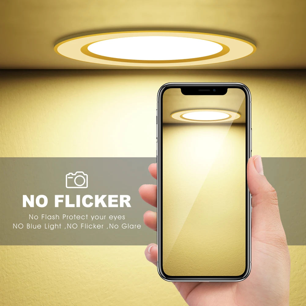 spot led encastrable sans pilote pour éclairage intérieur - vue 7 sur 6