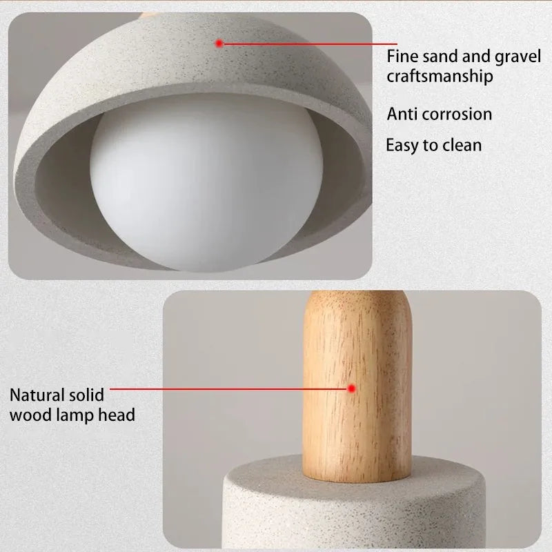 suspension design en ciment pour intérieur moderne et décoratif - vue 6 sur 8
