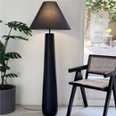 lampe de lecture sur pied style wabi sabi en forme de champignon