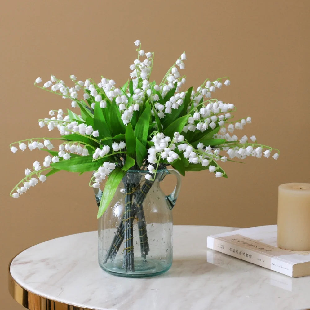 lot de 10 plantes artificielles blanches pour décoration de mariage