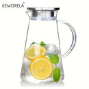 Carafe en verre avec tasses poignée grande capacité