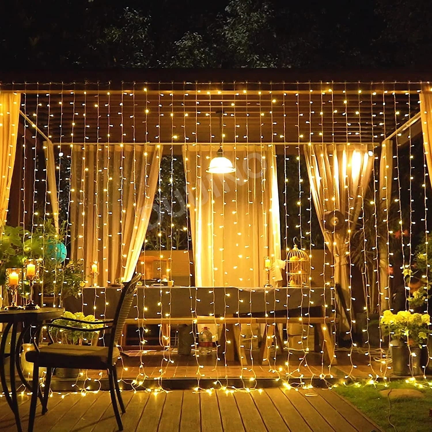 guirlande lumineuse led étanche à batterie pour décorations festives - vue 5 sur 10