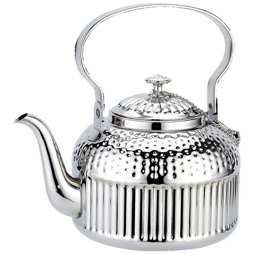 Théière acier inox martelé filtre intégré 1 8l
