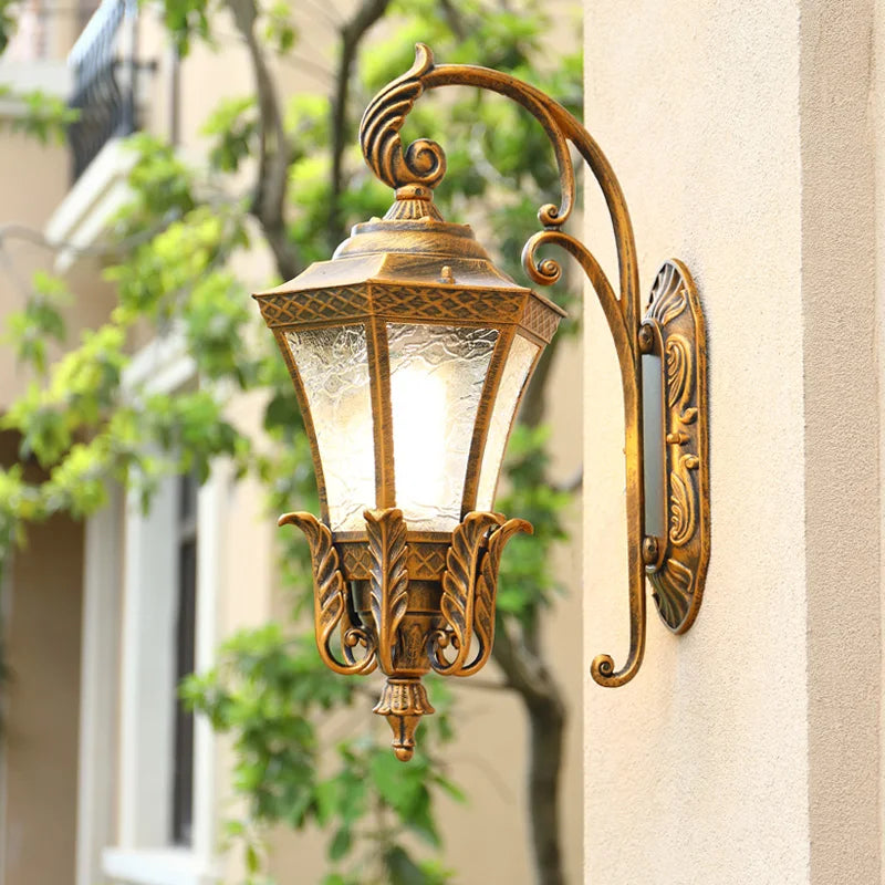 applique murale solaire étanche antirouille rétro europe pour jardin - vue 4 sur 12