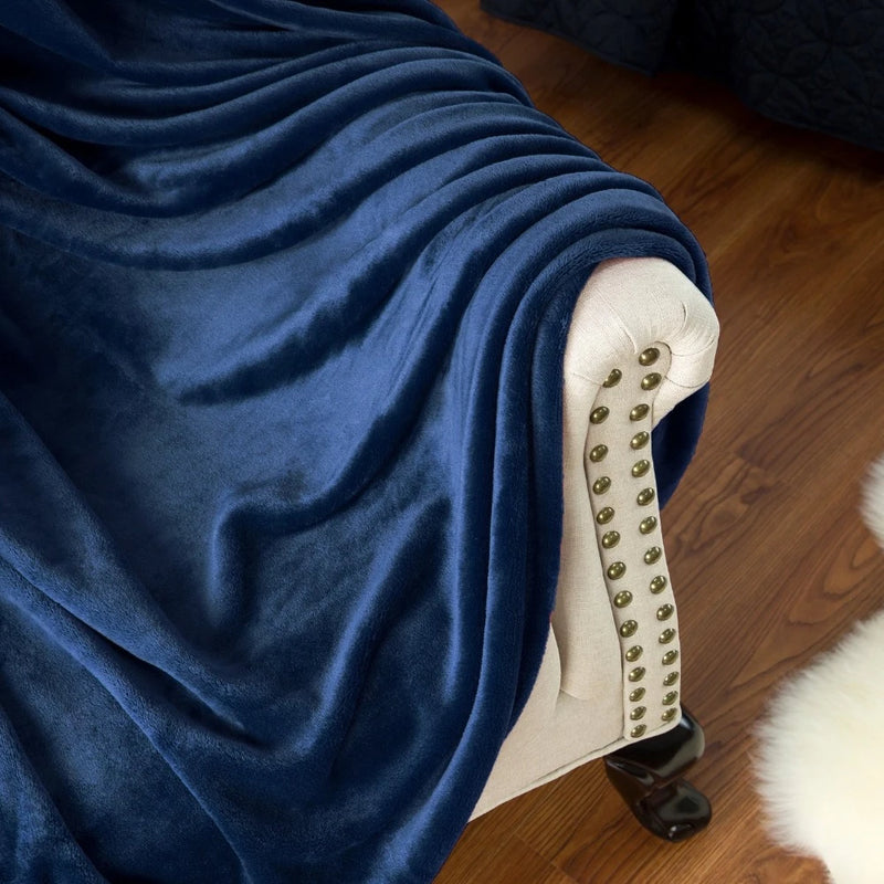 Plaid polaire flanelle douce chaude antipeluches maison