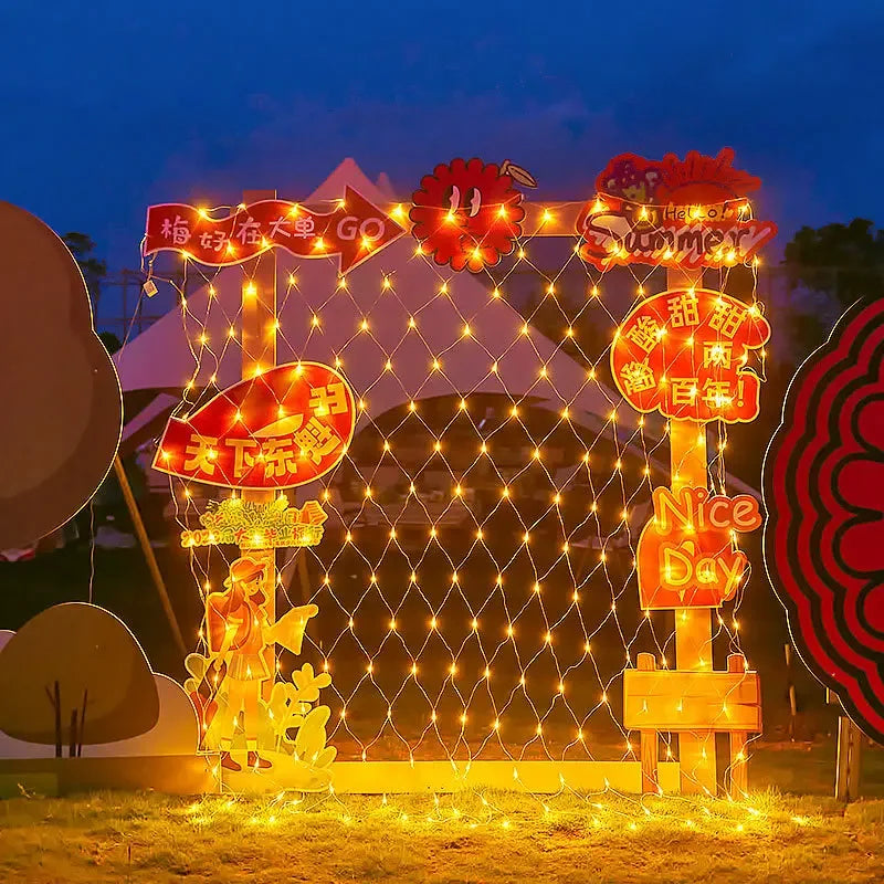 guirlande lumineuse de noël à led pour décorations festives et jardin - vue 3 sur 10