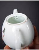 Theiere porcelaine style chinois service the puer 250ml