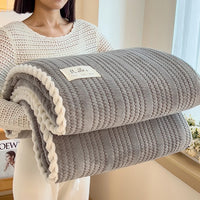Plaid polaire douceur pour canapé chambre et voyage