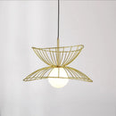 suspension plafonnier design en métal avec fil réglable led