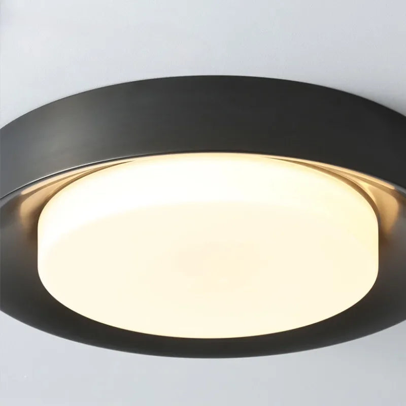 plafonnier led moderne en laiton décoration intérieure lumière design luxe - vue 7 sur 8