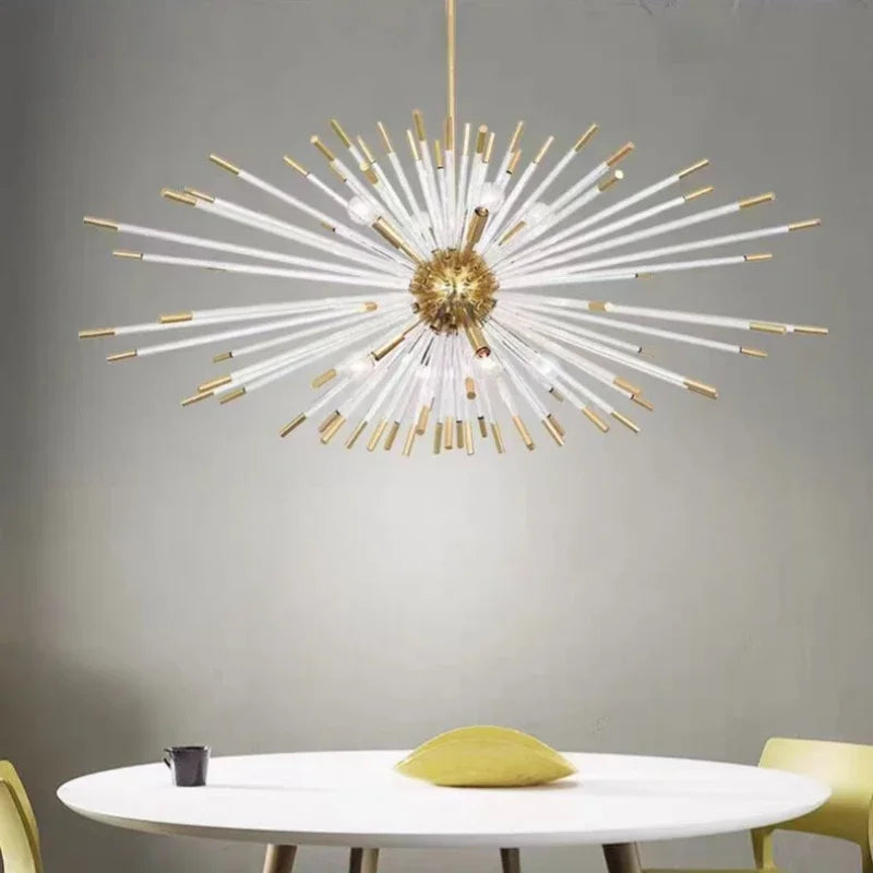 suspension en cristal de luxe éclairage décoratif pour tous les espaces