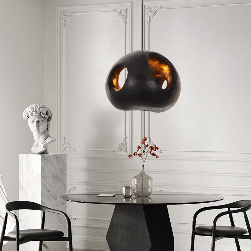Suspension design ronde noire Aldo - vue 4 sur 6