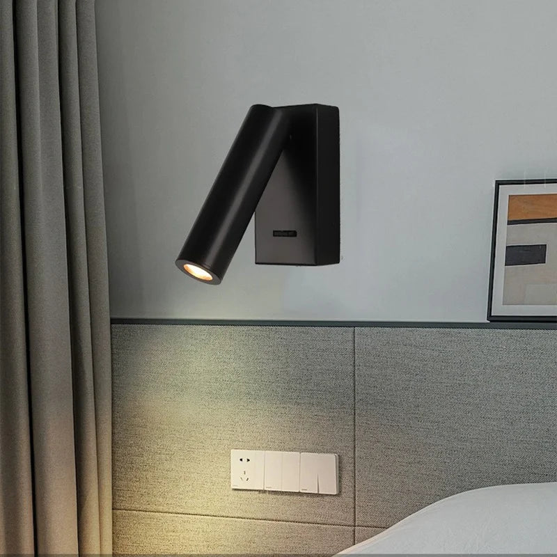 Applique murale led moderne réglable rotative pour lecture - vue 6 sur 12