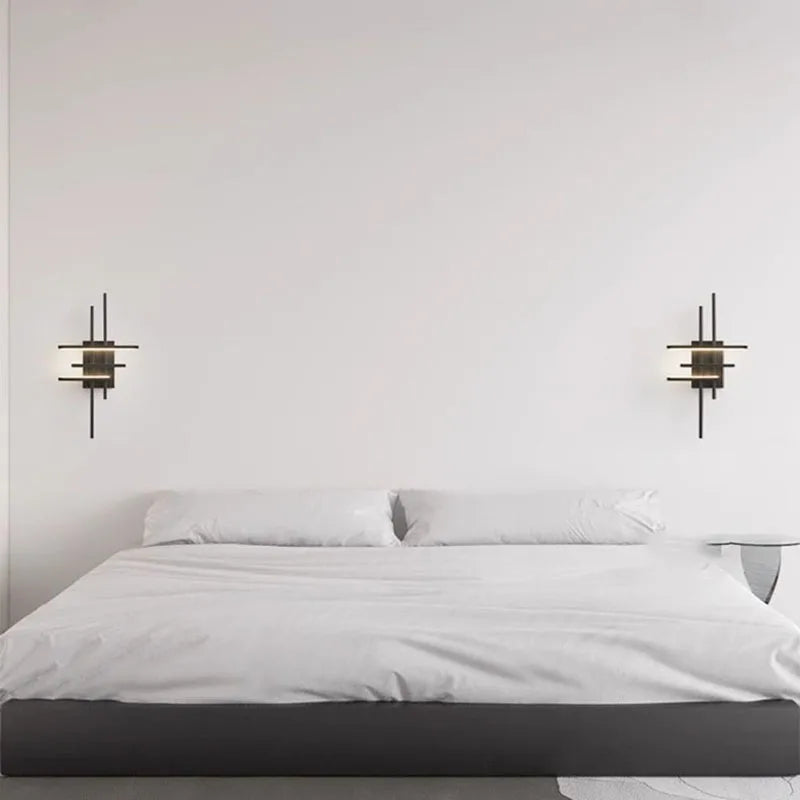 applique murale led minimaliste en laiton - vue 5 sur 8