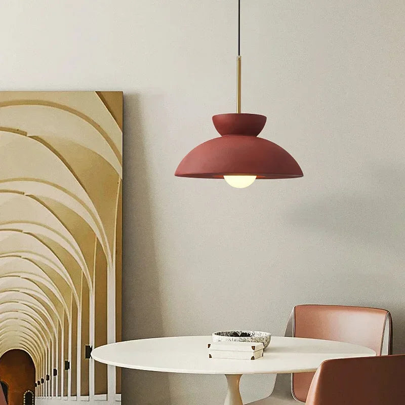 Moderne Wabi Sabi Résine LED Lustres Éclairage Suspendu Pour Salon Salle À Manger Cuisine Restaurant Bar Décor Suspension