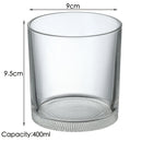 Lot 4 verres whisky style cristal motifs facettes