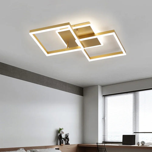 lustre led simple pour éclairage de plafond décoratif