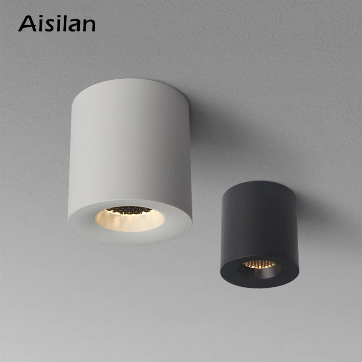 Aisilan Surface Monté Downlight LED COB Puce Super Anti-éblouissement Plafonnier pour Salon Couloir Foyer